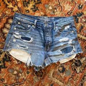 American Eagle Vintage Hi-Rise Festival Denim Shorts